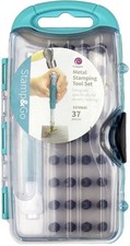 CousinDIY Stamp  Go Metal Stamping Tool Kit-Silver/Teal