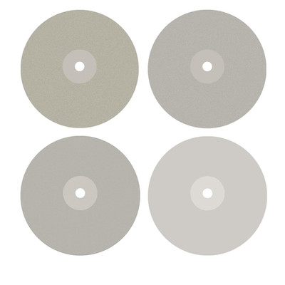 4PCS Diamond Flat Lap Wheel Disc 6'' X 1/2'' Arbor Hole Abrasive Grit 600 1200 200