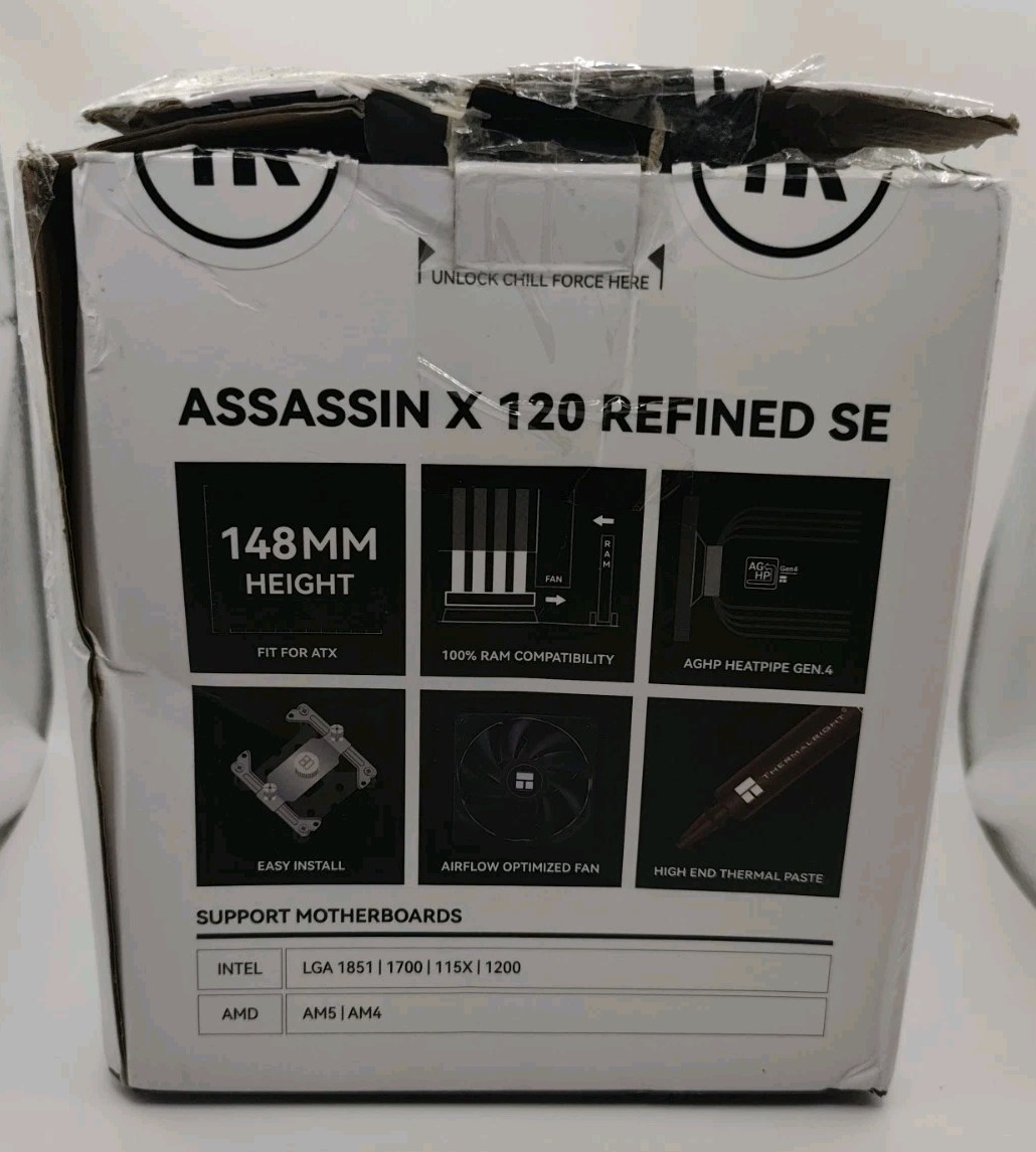 Thermalright Assassin X 120 Refined SE CPU Air Cooler – Open Box