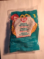 1993 RARE TAG ERROR Ty McDonald  s Teenie Beanie Baby FRECKLES THE LEOPARD 1