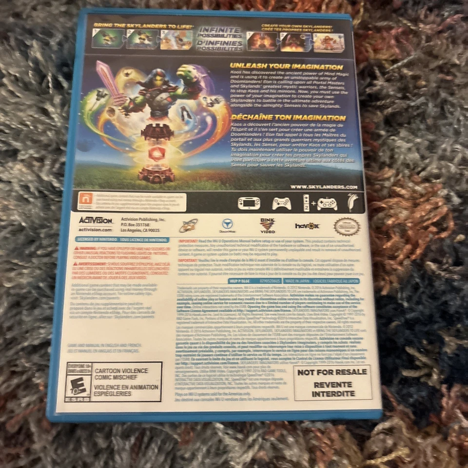 Skylanders Imaginators: Nintendo Wii U, CIB,Gd Cond,Fast Ship,CLN DISC,GET QUICK - Image 2 of 4