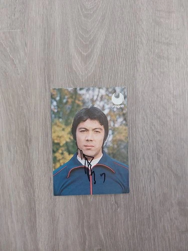 Autograph postcard autograph card Yasuhiko Okudera 1st FC Cologne Uhlsport Japan Outlay