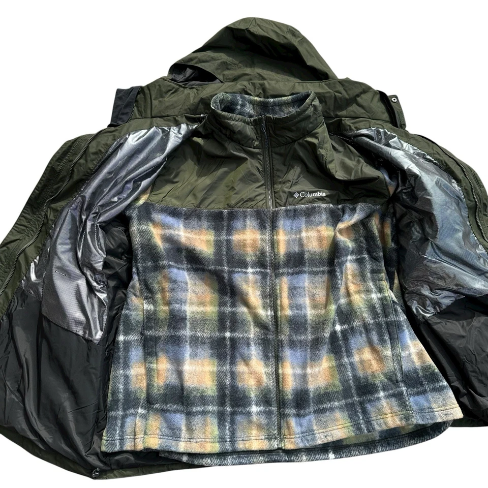 Columbia Men's 5X Bugaboo III Fleece Interchange 3-In-1 Jacket Omni-Tech $210 - Image 4 of 4