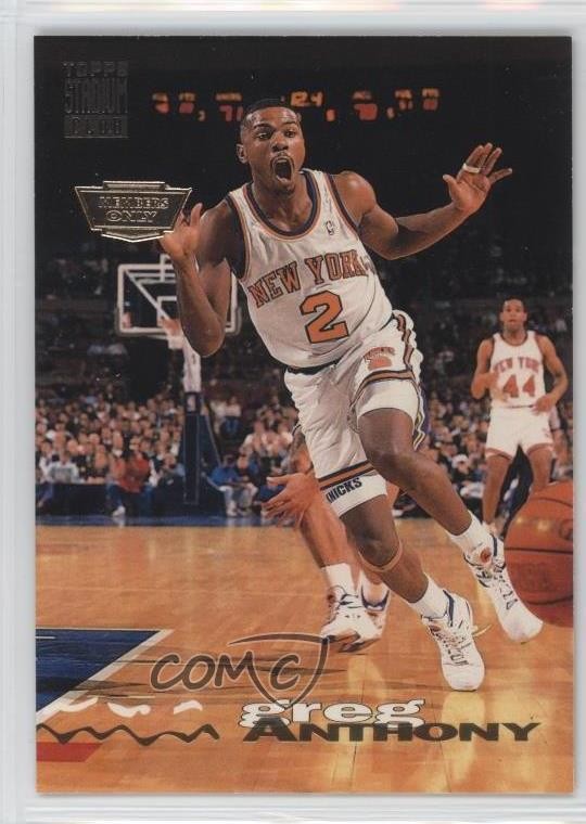 1993-94 Topps Stadium Club Members Only Greg Anthony #34 0c4