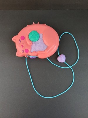 Polly Pocket Starring Shani Cuddly Cat Purse Playset Vet 100% COMPLETE 2021