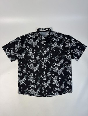 Anchor Smith Cuban Floral Shirt Back Short Sleeve Men's Size M