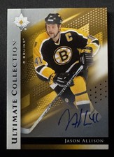 2024-25 Upper Deck Ultimate Collection Auto #77 Jason Allison - Boston Bruins