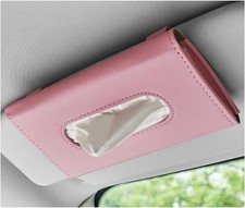 Car Tissue Holder Vehicle Sun Visor Napkin Box Hanging Paper Towel Dispenser