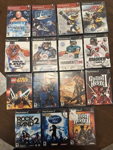 Sony Playstation 2 Video Game Lot Of 15 Games Tested