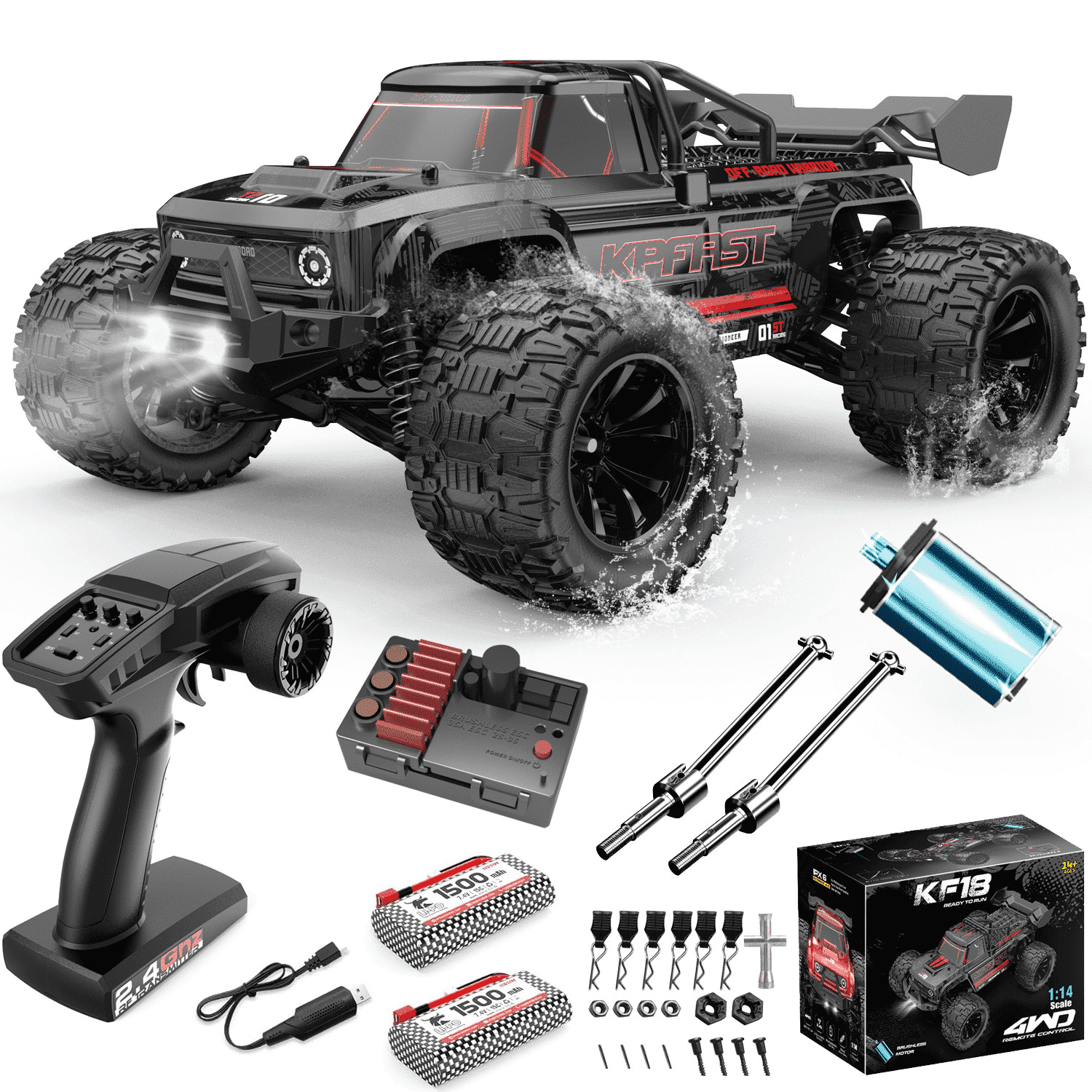 Truck 4wd High Speed Off-road Electric Truggy