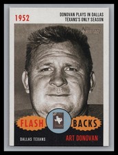 2006 Topps Heritage #FL-4 Art Donovan Flashbacks Dallas Texans