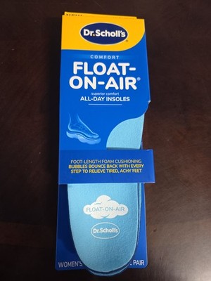 NIB Dr. Scholl s Float-On-Air Comfort All Day Insoles Women s Sz 6 10 Free Ship