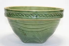 MCCOY GREEN YELLOWARE SUNBURST 10" BOWL