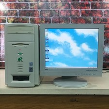 eMachines eTower 366is PC for Retro Gaming Pentium II MMX 160MB RAM Windows 98