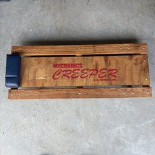 Vintage Wood Roll-over Mechanics Creeper 14.5x36 Model 33s Made In The Usa Vintage Wood Roll-over Mechanics Creeper 14.5x36 Model 33s Made In The Usa