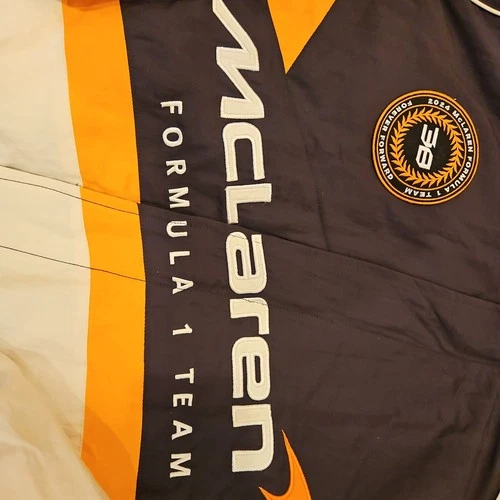 McLaren Formula 1 Team Jacket Mens Medium Black Racing Formula 1 image 7