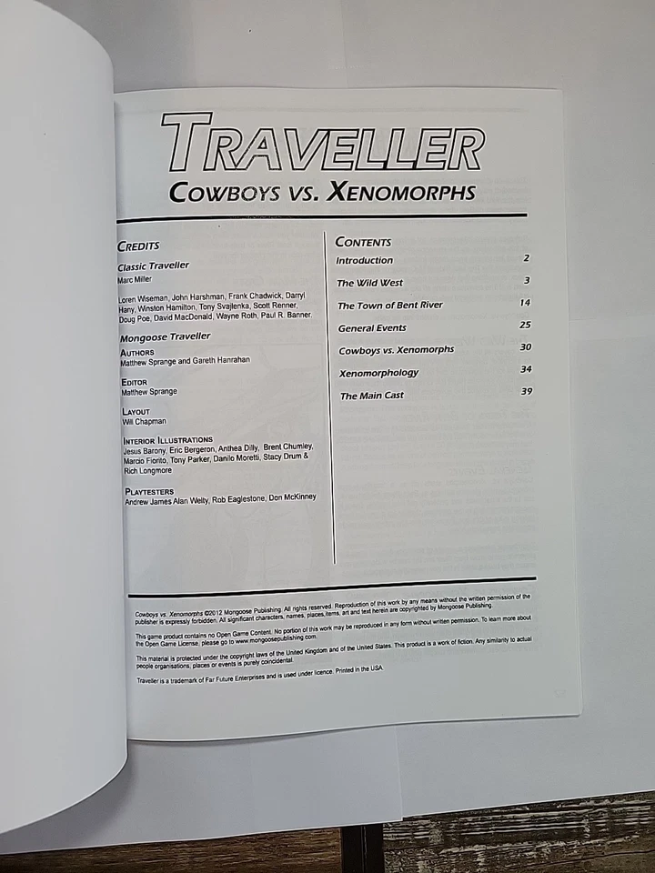 Cowboys Vs. Xenomorphs for Traveller MGP3884 - Image 4 of 4