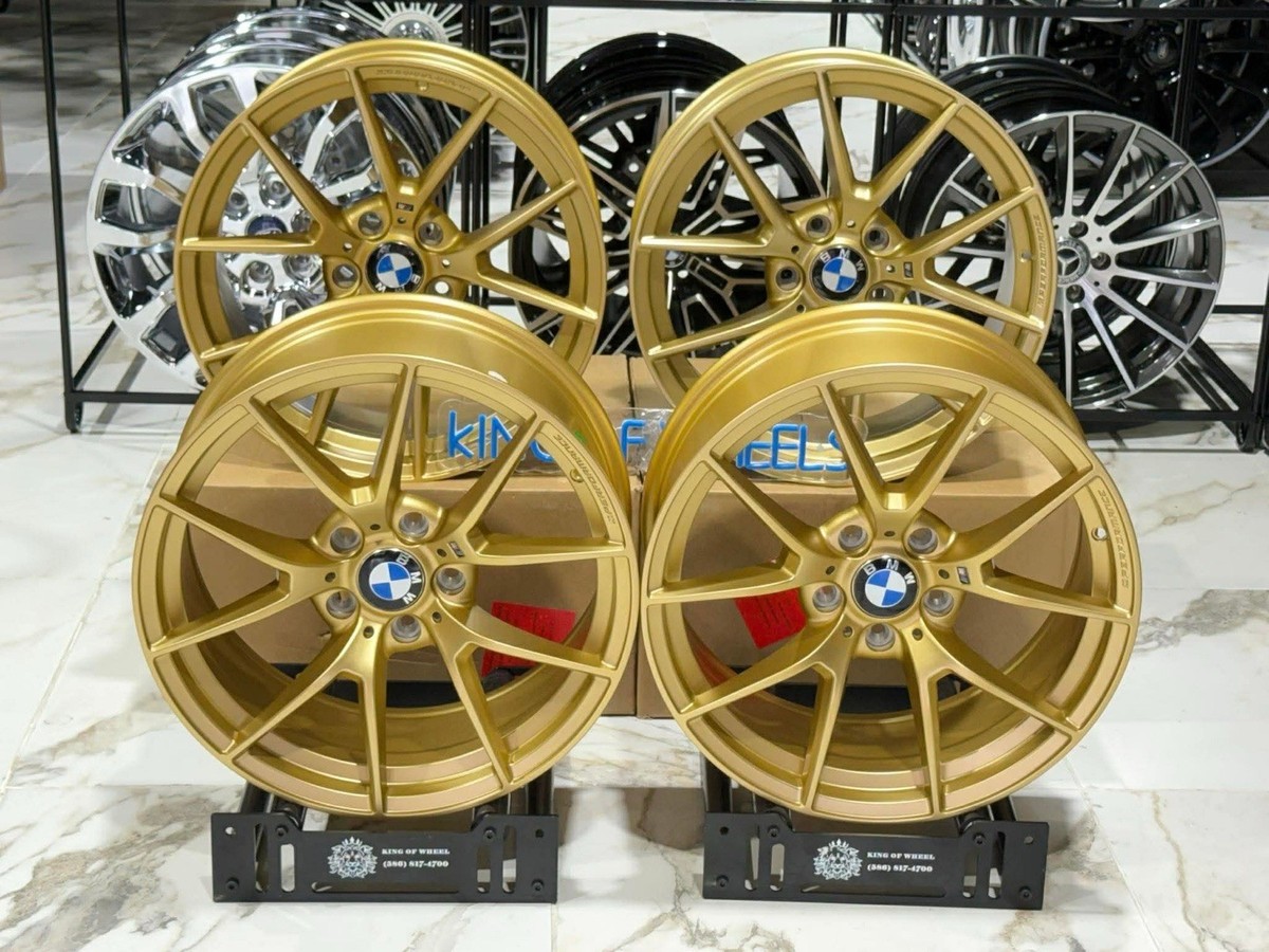 18X8/18X9 Style 763M Gold 5X120 Design Wheels Fit BMW F30 F32 F10