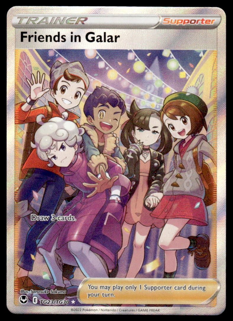 Pokemon TCG Silver Tempest #TG23/TG30 Friends in Galar NM