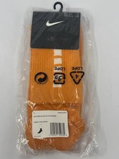 Nike Orange Tennessee Volunteers Elite Stripe High Quarter Socks Men  s Size 8-12