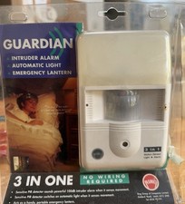 Kasp 3 in 1 PIR Motion Sensor Intruder Alarm & Light for Home & Office Security
