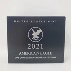 American Eagle 2021 W One Ounce Silver Uncirculated- 21EGN - Lot of 3 SEALED