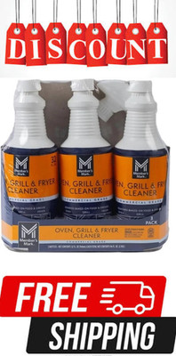 Member's Mark Commercial Oven Grill and Fryer Surface Cleaner, 32 Oz - 3 Pack