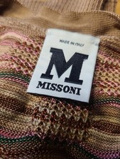 MISSONI Kleid mit Cardigan, Gr. 36/38, braun,...