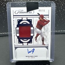 2023 Panini Flawless Sapphire Won-Bin Cho RPA 🔥🔥5/15🔥🔥St Louis Cardinals🔥🔥