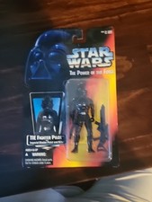 1995 Star Wars Power Of The Force Tie Fighter Pilot Kenner Action Figure NIP