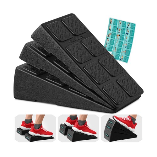 Squat Wedge Block Set of 3/5 - 960 LBS Capacity - Slant Board for Calf Stretc... - Picture 1 of 7