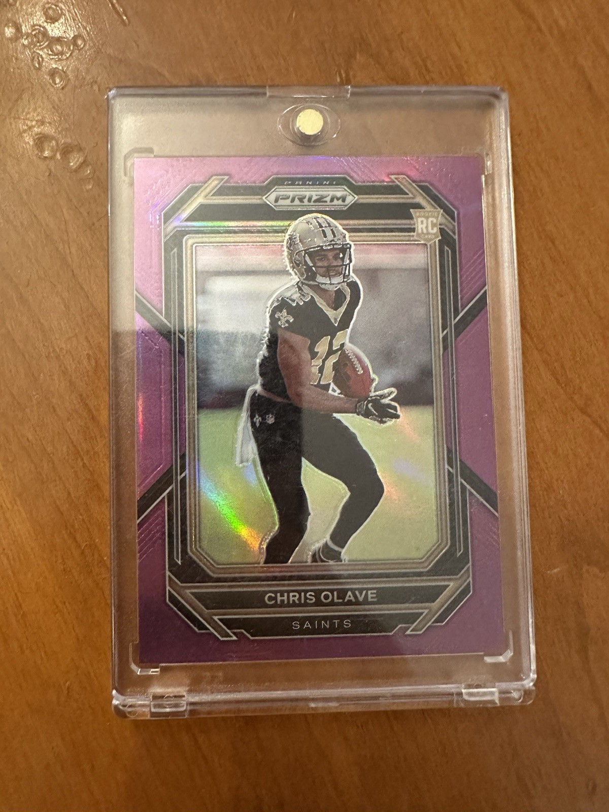 2022 Panini Prizm - Rookies Chris Olave #310 Purple Prizm /125 (RC)