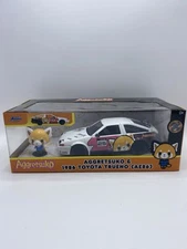 Jada Toys  1:24 Aggretsuko & 1986 Toyota Trueno (AE86) White