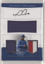 2017 Panini National Treasures /99 Yohander Mendez #PCS-YH Auto qf6