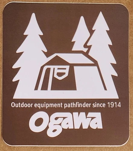 Ogawa waterproof vinyl sticker decal tents camping gear outdoor equipment