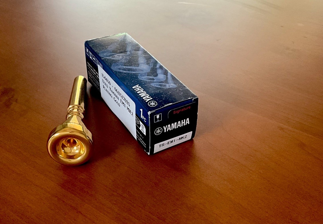 Yamaha EM1-MK2 Eric Miyashiro Signature Trumpet Mouthpiece – Gold