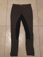 Cavallo Reithose Calando Herren 94 32L Vollbesatz Mocca Turnierhose