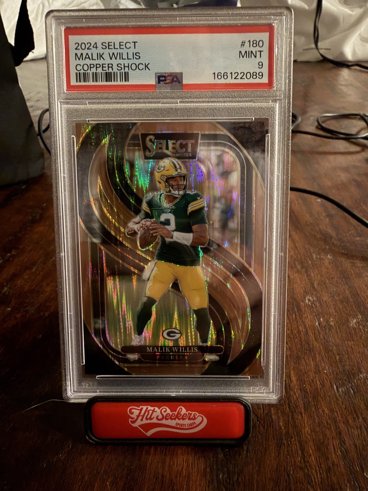 2024 Malik Willis #180 Copper shock select PSA 9 248/299