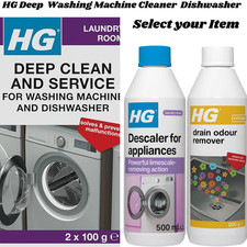 HG Deep Cleaner Drain Service Washing Machine Dishwasher Descaler Home Laundry