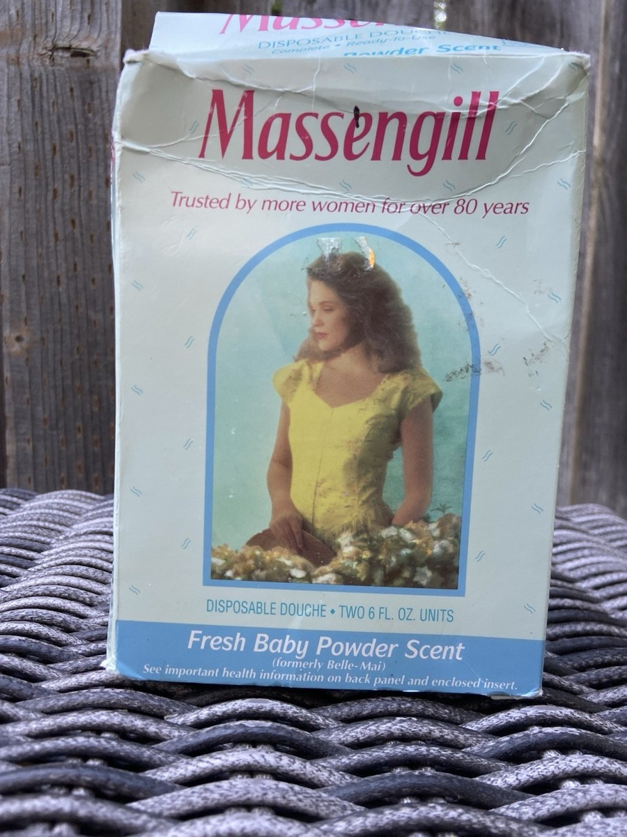 Flaw Vintage Massengill Fresh Baby Powder Scent Disposable Douche