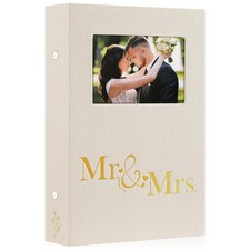Lanpn Wedding Photo Album 4x6 300 Pockets, Linen Cover, Large Capacity