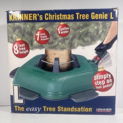 Krinner Tree Genie L Gen 2 Tree Stand, Water Level, Stabilizers, Up to 8ft
