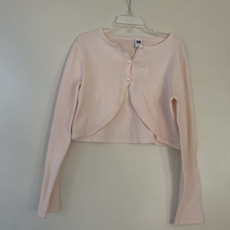 NWT Girls Janie And Jack Sz 7 Parisian Blush Light Pink Crop Sweater