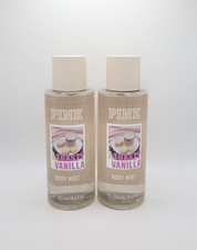 Victoria's Secret Pink Toasty Vanilla Fragrance Body Mist 8.4 oz Set of 2