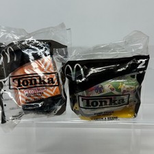 Bulldozer  Dump Truck Figure Tonka Toy Vehicle 2003 Mcdonalds Happy Meal 1 2