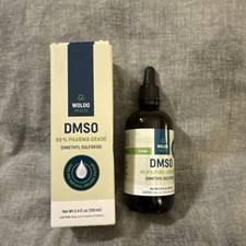 WoldoHealth DMSO 99.9 Pharmaceutical Grade 3.38 oz - Fl Oz Pack of 2 