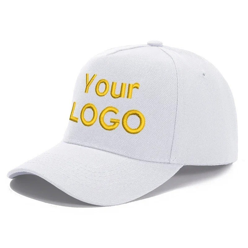 Personalised Baseball Cap Custom Text Logo Printed Hat Unisex Ladies Mens Caps image 9