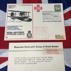 RAF FDC SC23 RAF Pitreavie Castle signed WW2 Walrus pilot Wg Cdr D Bennett