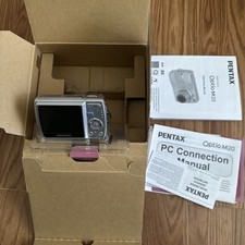 Pentax Optio M20 7.0 MP Digital Camera - Silver   TESTED AND WORKING    