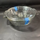 Vintage PYREX Casserole 026 Dish with Lid Clear Glass 10inch